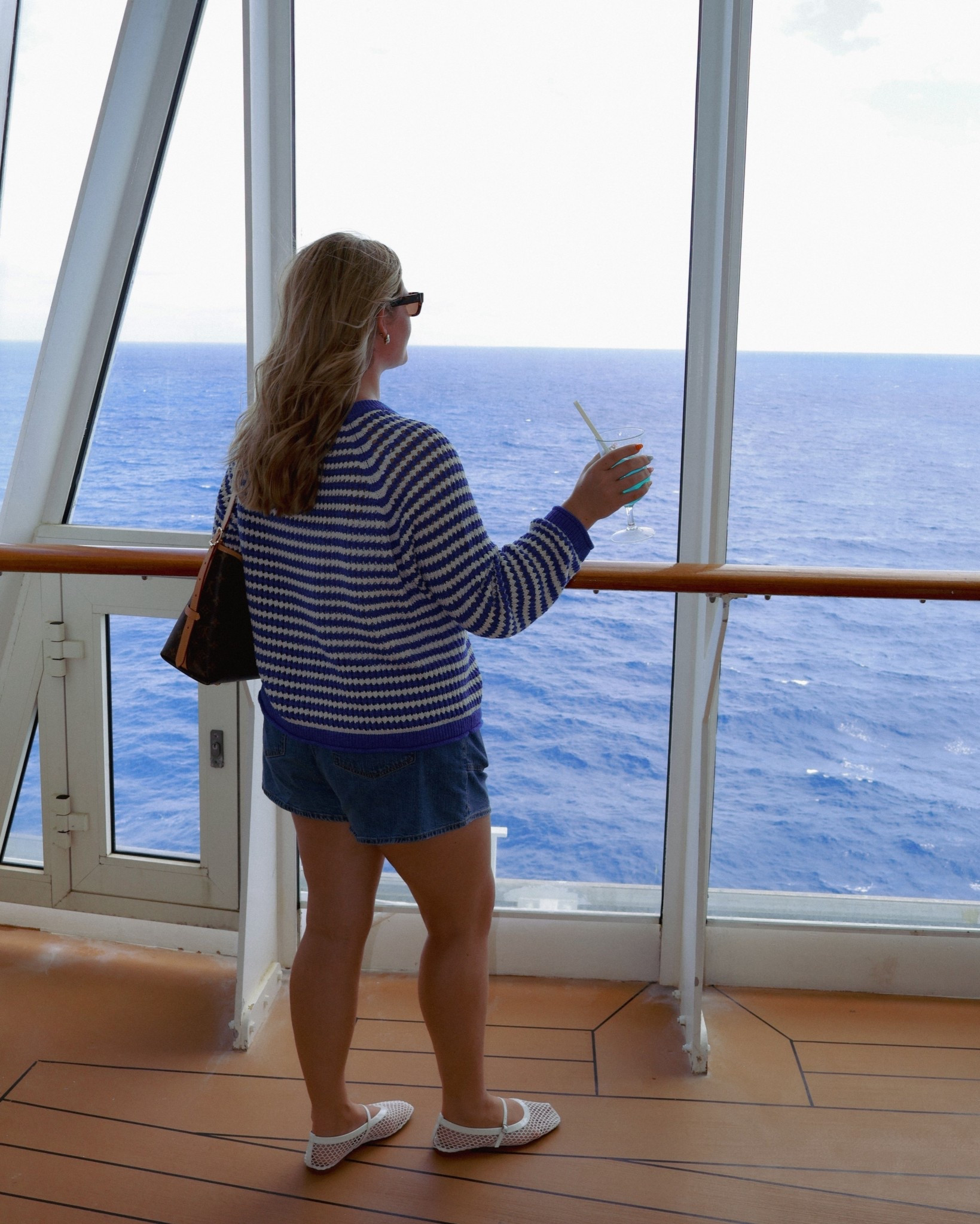 this blue striped sweater and draw string shorts were my go to all vacation long. so comfy & the sweater is light weight but still kept me warm! 

#LTKTravel #LTKSeasonal #LTKMidsize