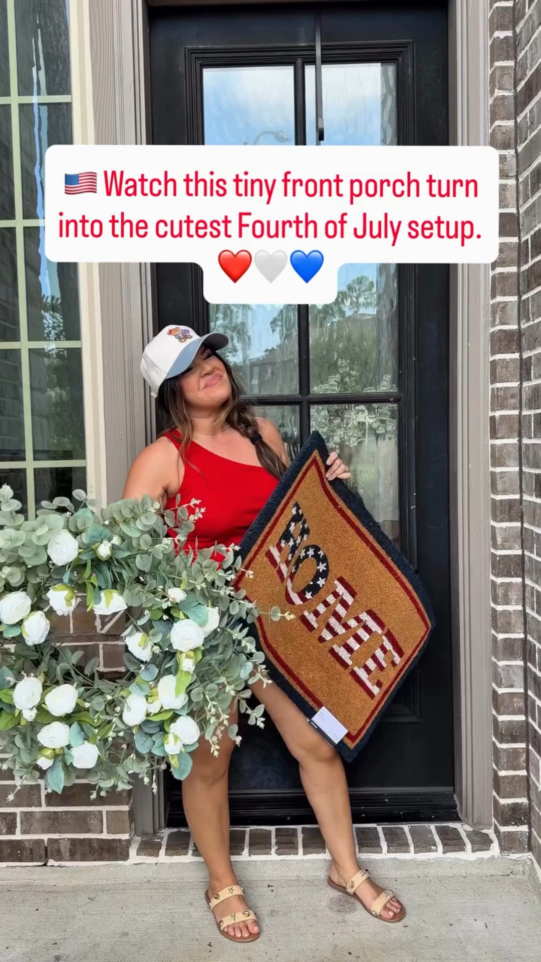 🇺🇸 I finally decorated our small front porch for the Fourth of July and I’m obsessed with how it turned out. 🥹

Proof that you don’t need a huge porch to make a big impact. A few patriotic touches, cozy seating, and the right decor can make your home feel so festive for summer.

If you’re still decorating for the Fourth, I hope this gives you some inspiration. ❤️🤍💙

#LTKSeasonal