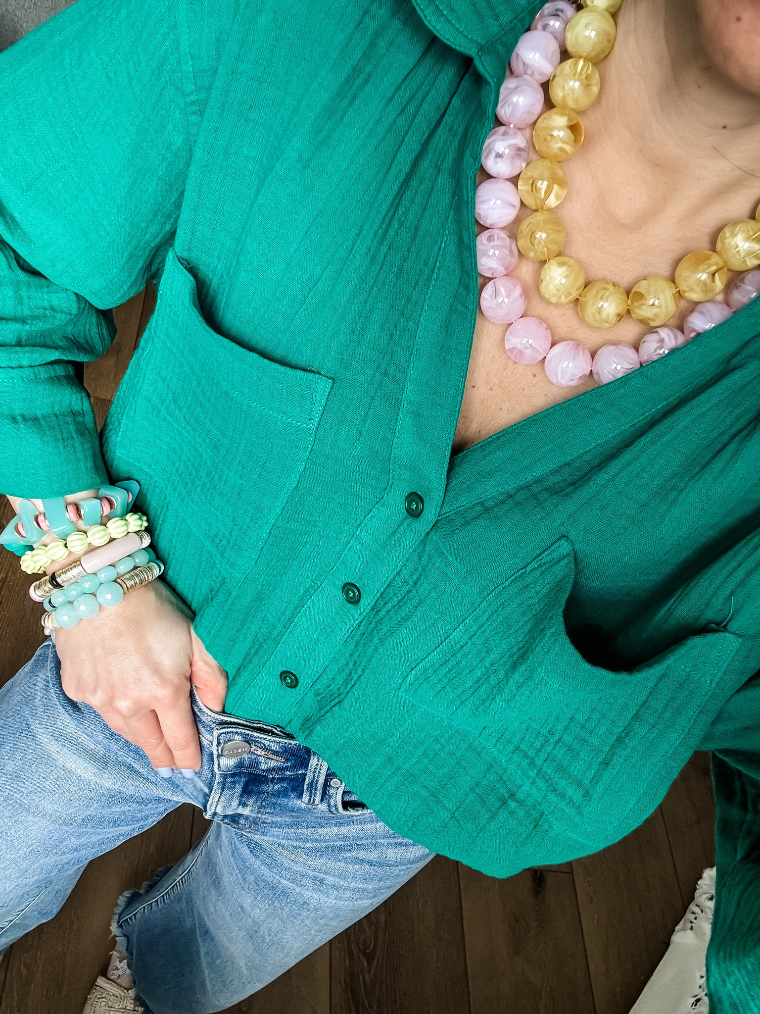 Small top. Bracelets code HOUSEOFLEO20



#LTKOver40 #LTKPetite