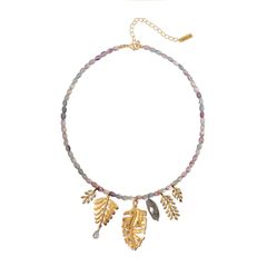 Josephine Beaded Charm Necklace | Sequin