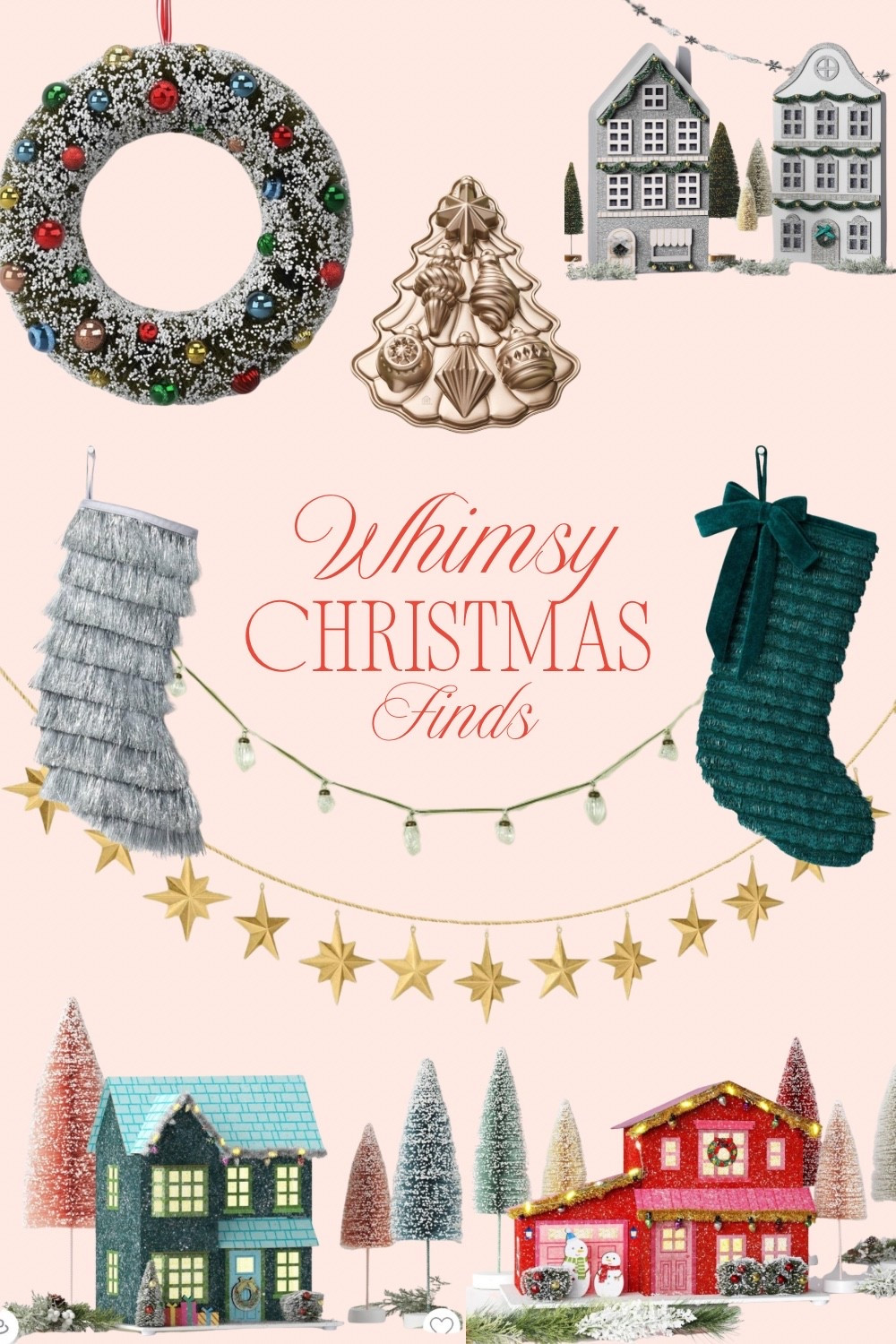 Whimsical Finds for Christmas 2025 

Christmas village houses | Ornament garland | Christmas baking | Holiday Decor | Target Christmas finds | Whimsy Christmas Finds 

#LTKFindsUnder50 #LTKSeasonal #LTKHome