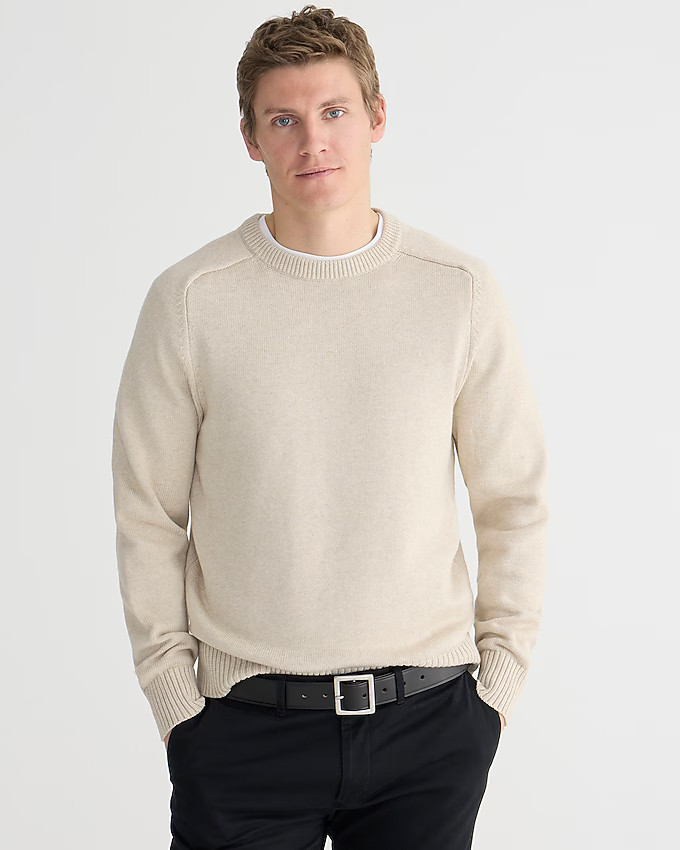 Heritage cotton crewneck sweater | J. Crew US