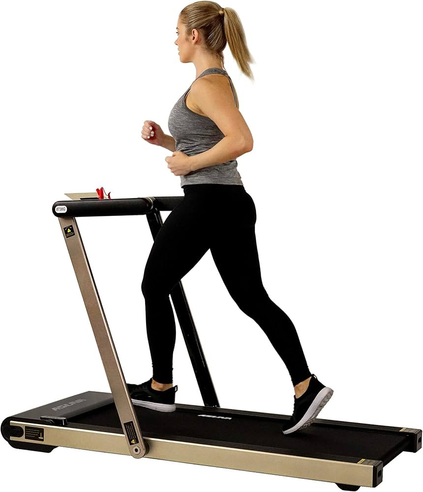 Sunny Health & Fitness ASUNA Slim Flat Folding Treadmill, Motorized with Low Profile, Speakers & ... | Amazon (US)