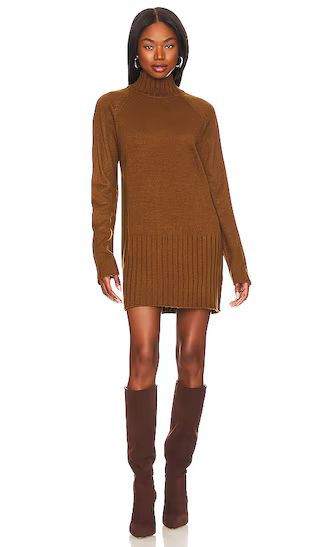 The Sweater Mini Dress in Spice | Revolve Clothing (Global)