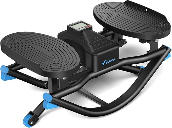 Merach Rocking Steppers for Exercise at Home,3D Motion Stair Stepper with Resistance Bands for Fu... | Amazon (US)