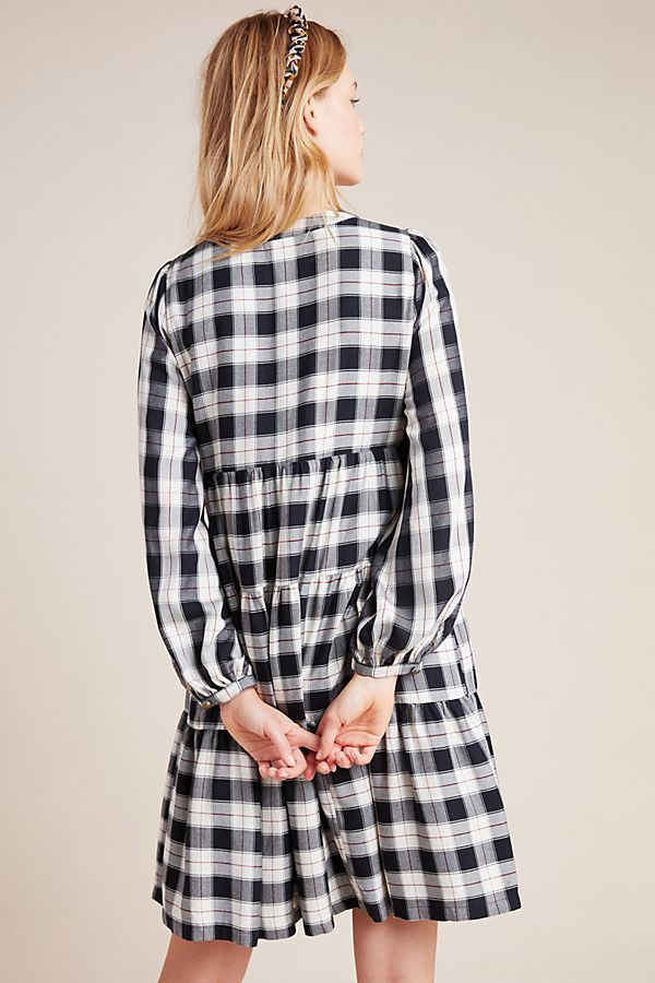 Amber Plaid Tiered Tunic | Anthropologie (US)