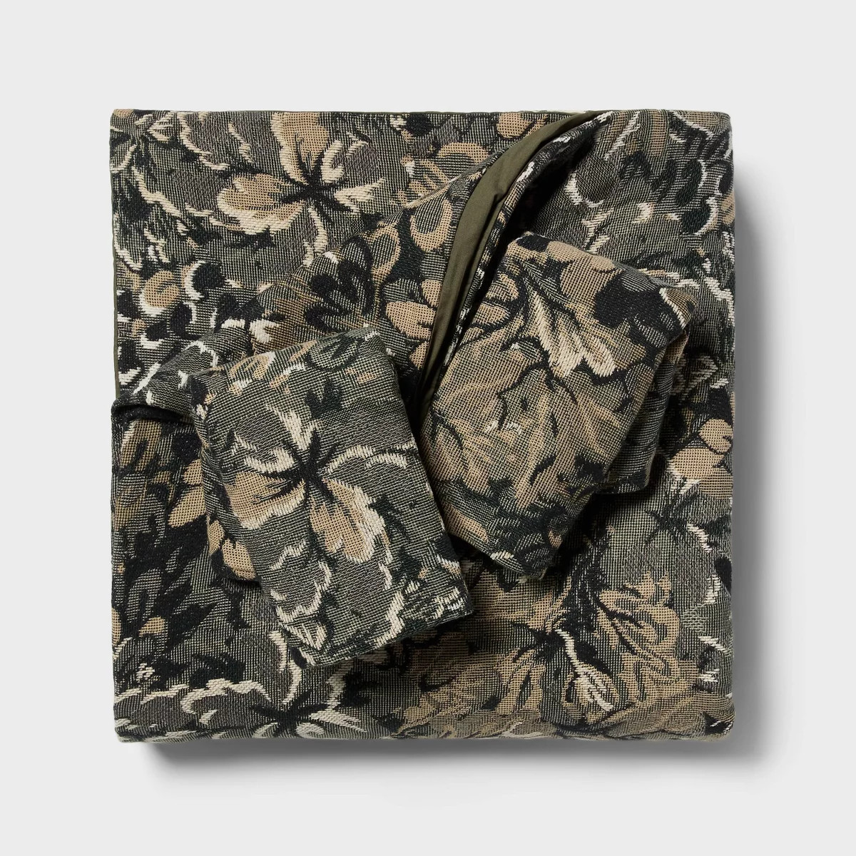 Full/Queen Woven Floral Tapestry Duvet Cover and Shams Set - Threshold™ | Target