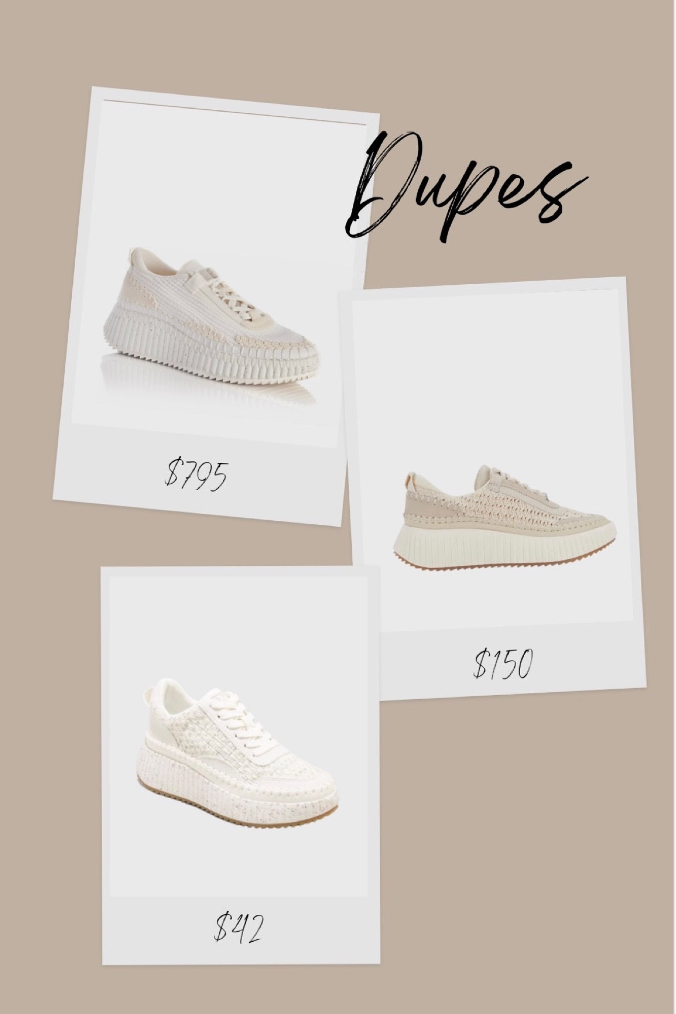 Sneaker dupes 👟 Perfect for the spring and summer! #chloe #samedelman #target #dupe #chloedupe #designerdupe 

#LTKstyletip #LTKshoecrush #LTKunder50
