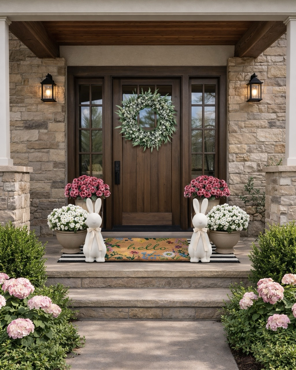 Spring Porch Amazon Finds That Instantly Elevate Your Entry

Follow @farmtotablecreations on Instagram for more home finds and styling ideas 🤍

This is one of those simple setups that makes your entire front porch feel pulled together without overthinking it. The layered doormat instantly adds that designer look, the soft greenery wreath keeps it fresh and timeless, and the mix of florals with the bunny accents brings in just the right amount of spring. Everything works together for a clean, elevated entry that feels welcoming the second you walk up.

#frontporch | #doormat | #outdoordecor | #springdecor | #amazonhome | #porchdecor | #lanterns | #planters | #wreath | #entrywaydecor

#LTKSeasonal #LTKHome #LTKSaleAlert