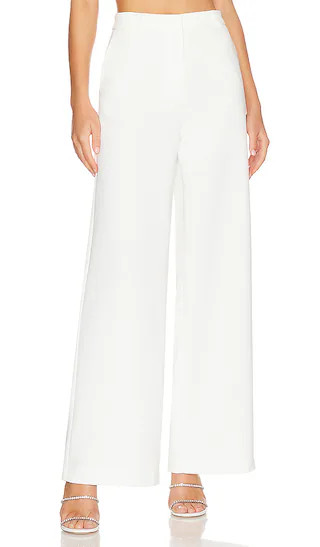 Christy Pants in Off White | Revolve Clothing (Global)