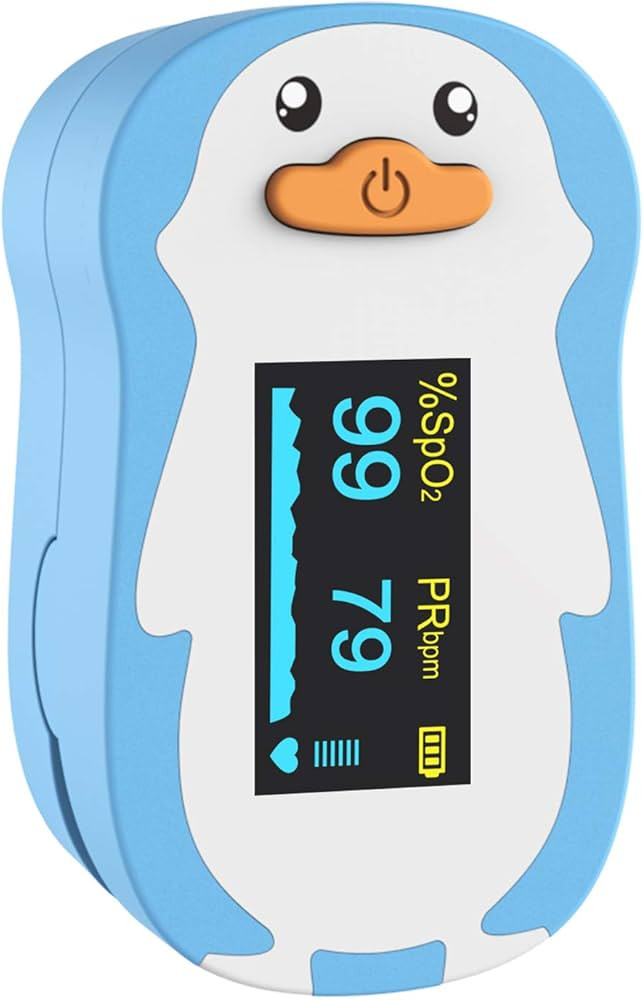 Wellue Children Pulse Oximeter Fingertrip, Blood Oxygen Saturation for Kids and Pulse Rate Monito... | Amazon (US)