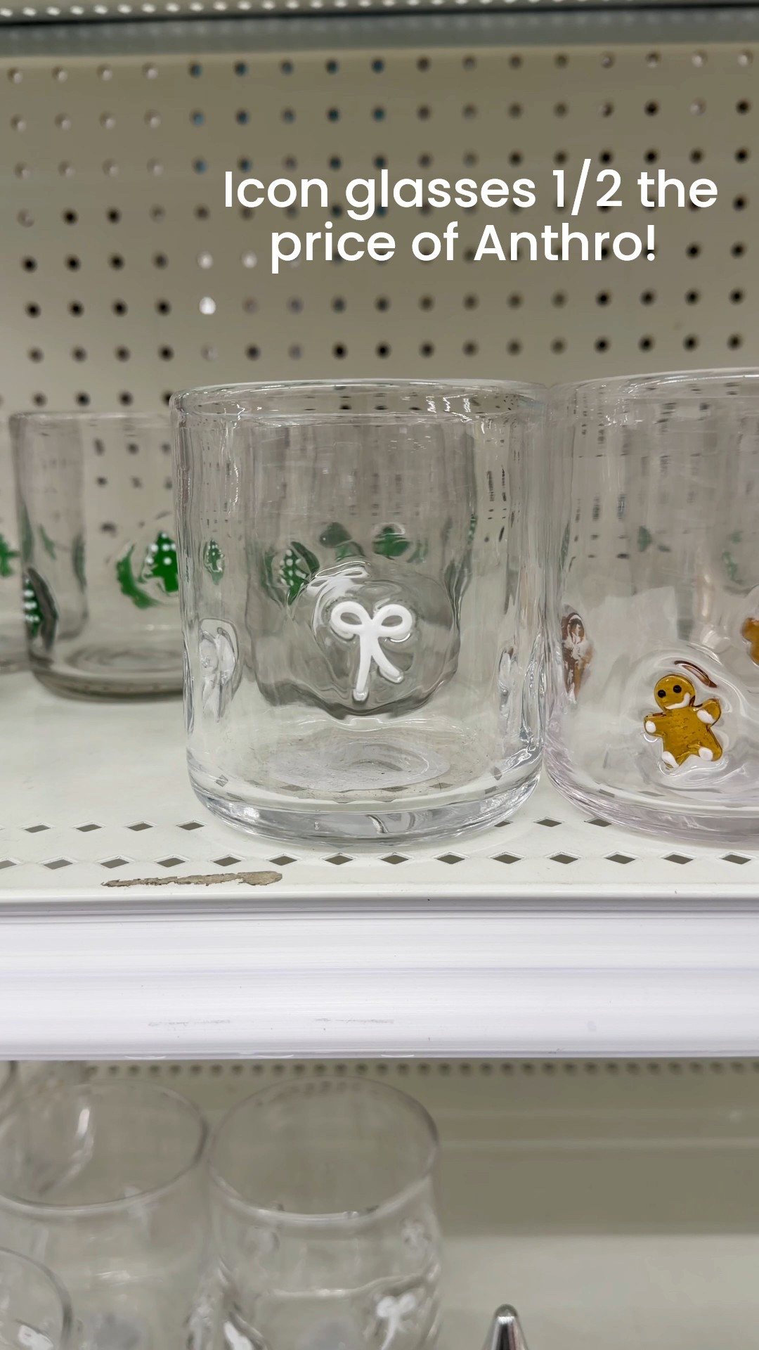 The cutest holiday I hung glasses at target! And they’re half the price of the ones from Anthropologie! 

Designer dupe, look for less, budget, friendly, target, holiday, Christmas, icon glass, drinkware#LTKParties 



#LTKHoliday #LTKCyberWeek #LTKHome