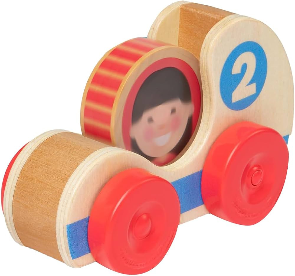 Melissa & Doug GO Tots Wooden Race Cars (2 Cars, 2 Disks) - FSC Certified | Amazon (US)