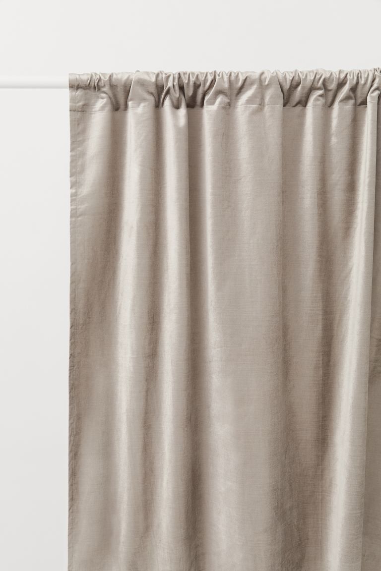 2-pack velvet curtain lengths | H&M (UK, MY, IN, SG, PH, TW, HK)