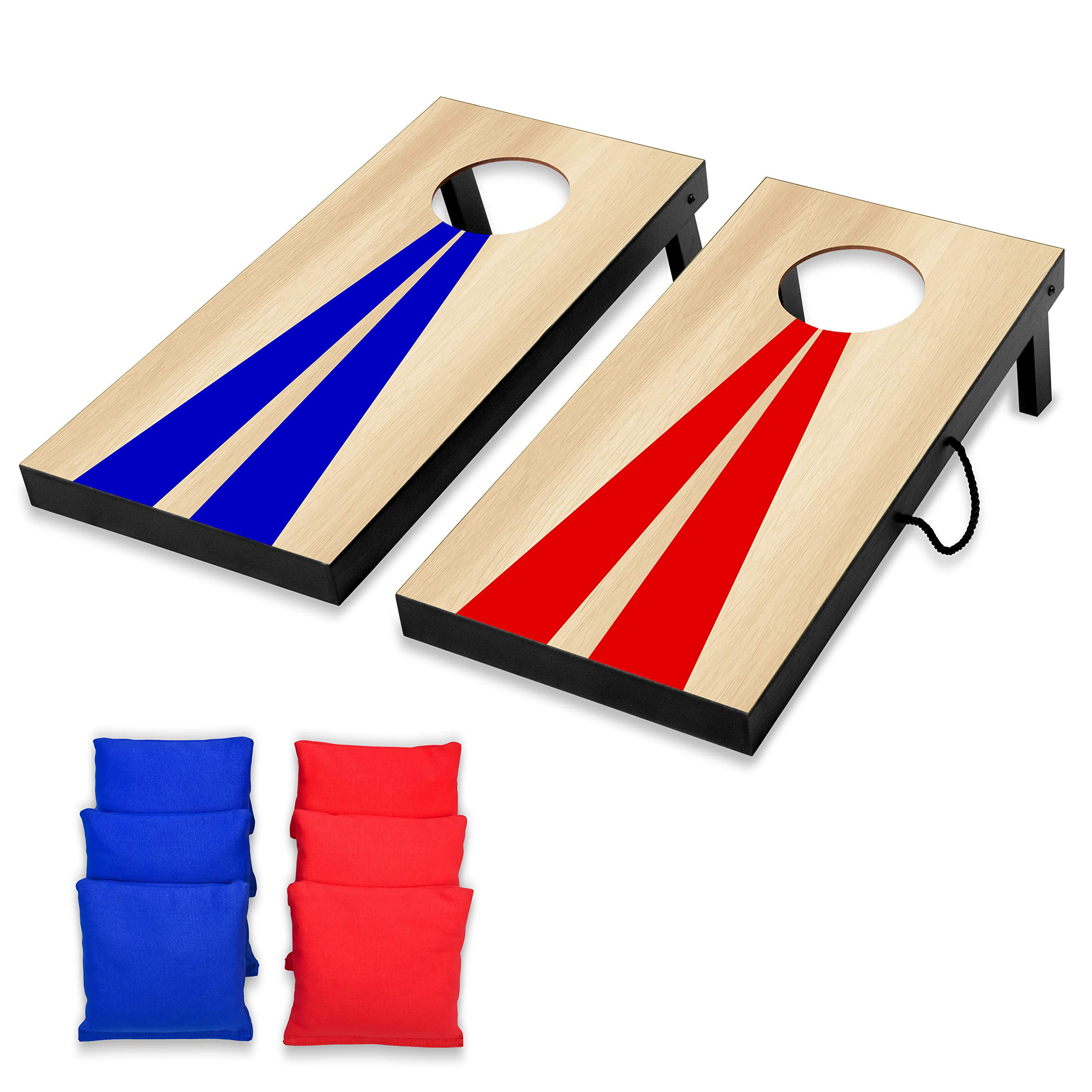 GoSports Portable Size Cornhole Game Set with 6 Bean Bags - Great for Indoor & Outdoor Play (Choo... | Amazon (US)
