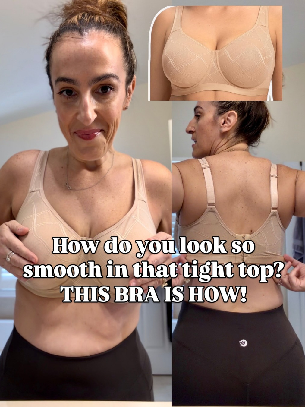 Wearing a size medium in all. #minimizerbra #bestbras #affordablebra 

 #LTKgrwm #LTKmomlife #LTKOver40