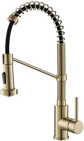 Kraus KPF-1610BG Bolden 18-Inch Commercial Kitchen Faucet with Dual Function Pull-Down Sprayhead ... | Amazon (US)