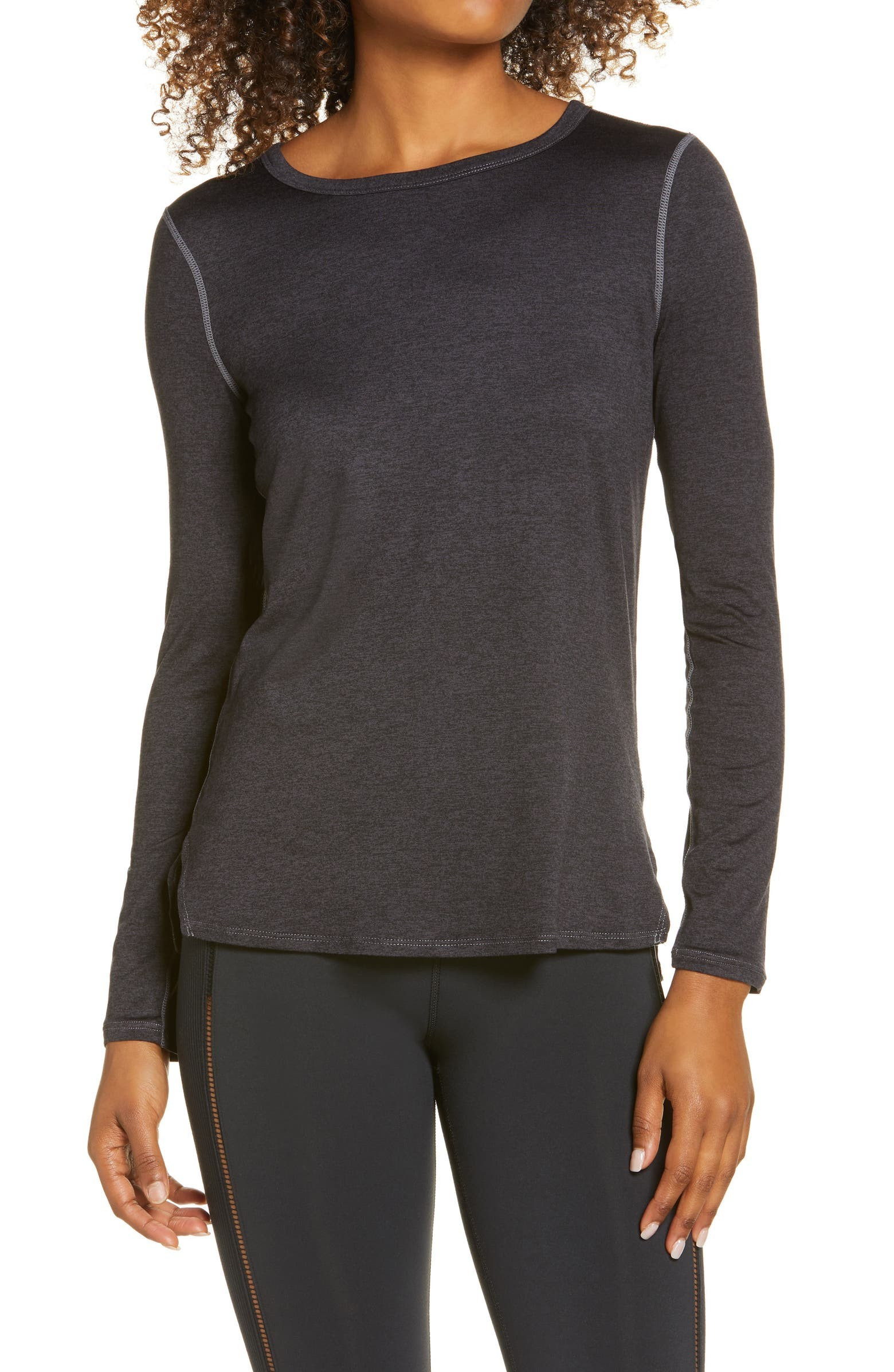Liana Long Sleeve Recycled Blend Performance T-Shirt | Nordstrom