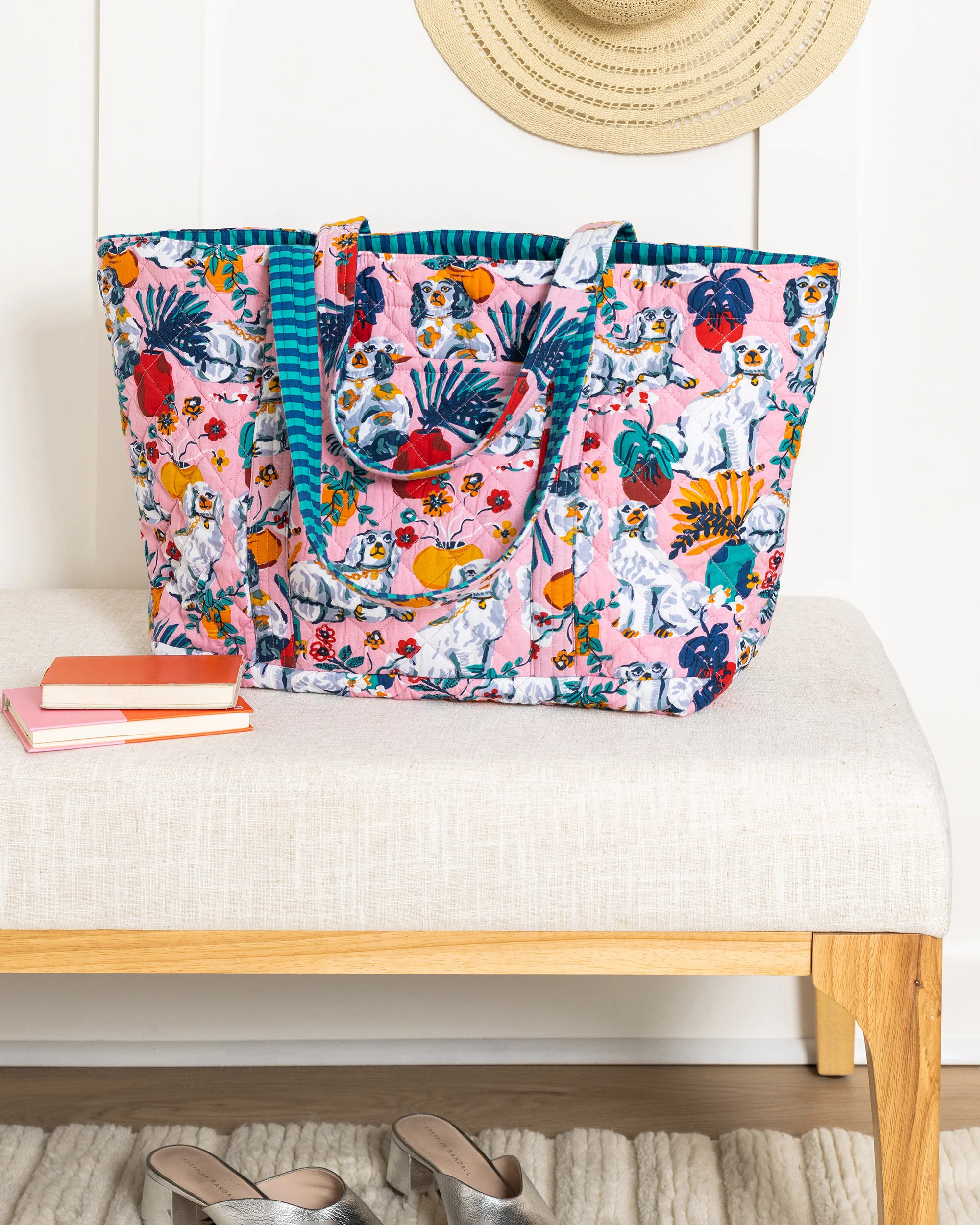 Good Dog - Weekend Bag with Pouch - Vintage Rose | Printfresh