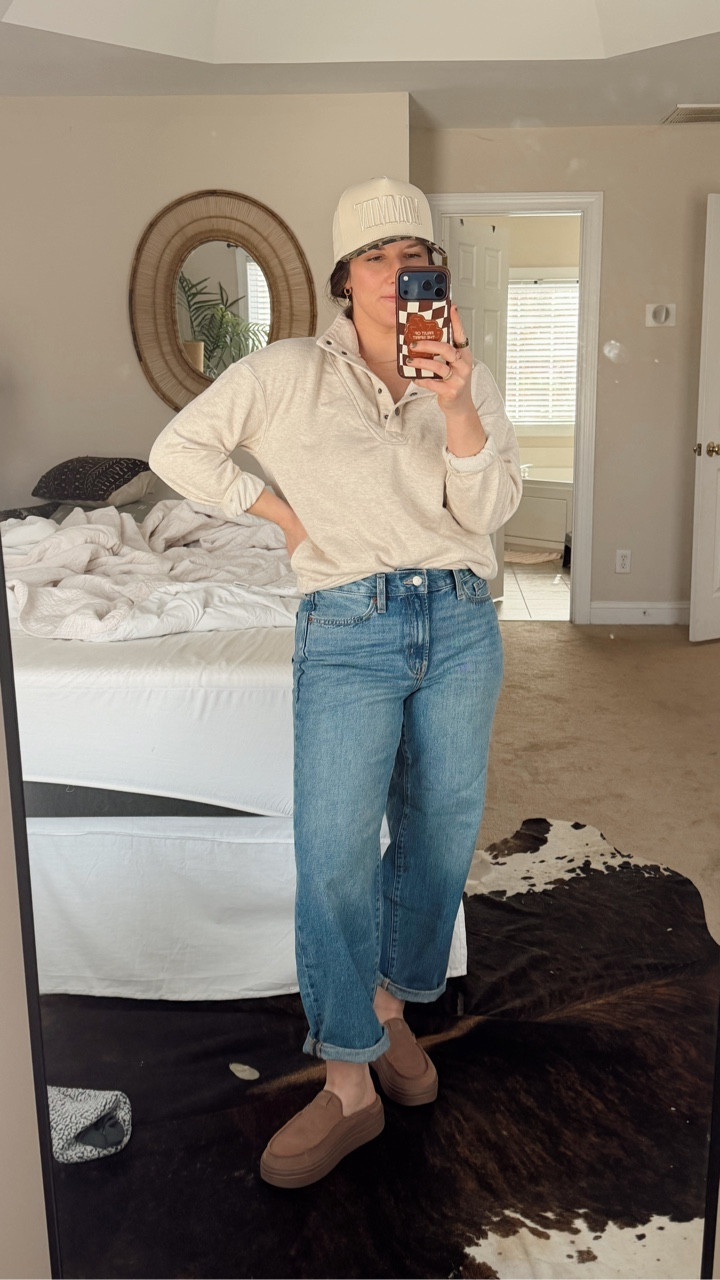 The hat says it all… MOMMIN’ ⭐️

I’m a hat lover and I’m slowly building my collection. I have a handful of trucker hat and ball cap that are my go-tos and this one definitely topped off my collection!

Next it’s time for me to start building my spring and summer hat collections. I am looking for allll the stricter flat brim hats 👏 

#LTKootd #LTKmomlife #LTKdayinmylife