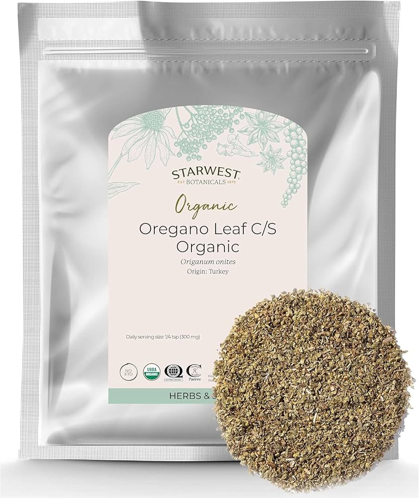 Starwest Botanicals Organic Oregano Dried Leaf - Seasoning Herb for Cooking, Use for Pizza Dishes... | Amazon (US)
