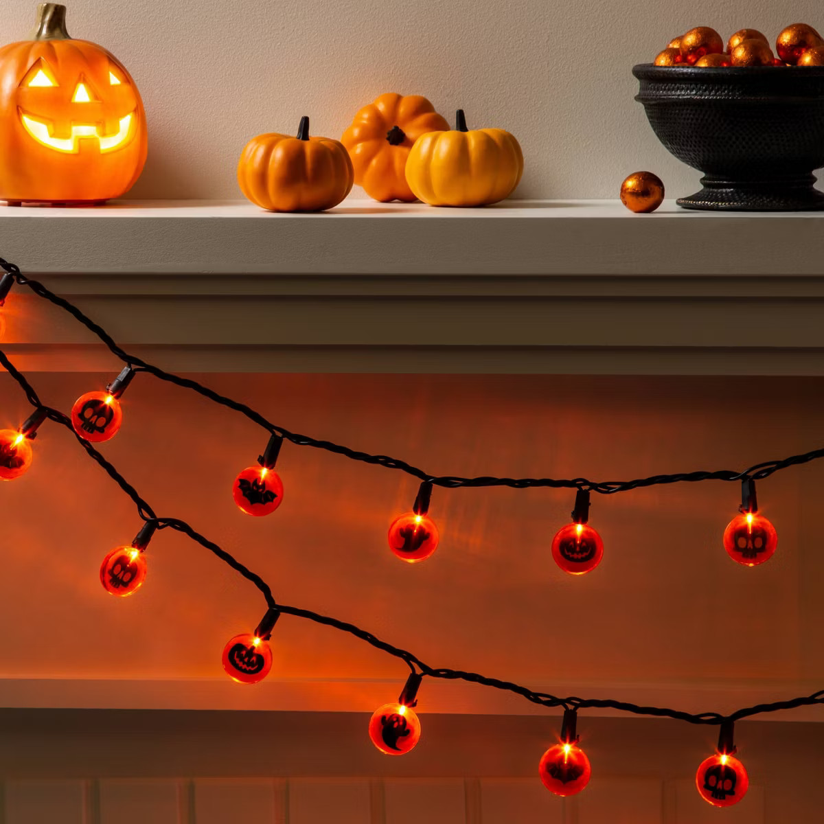 8ct Painted Pumpkins Orange Halloween Decorative Sculpture Set - Hyde & EEK! Boutique™ | Target