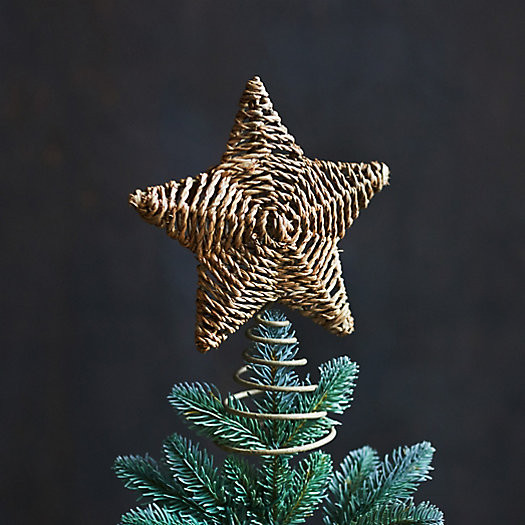 Woven Star Tree Topper | Terrain