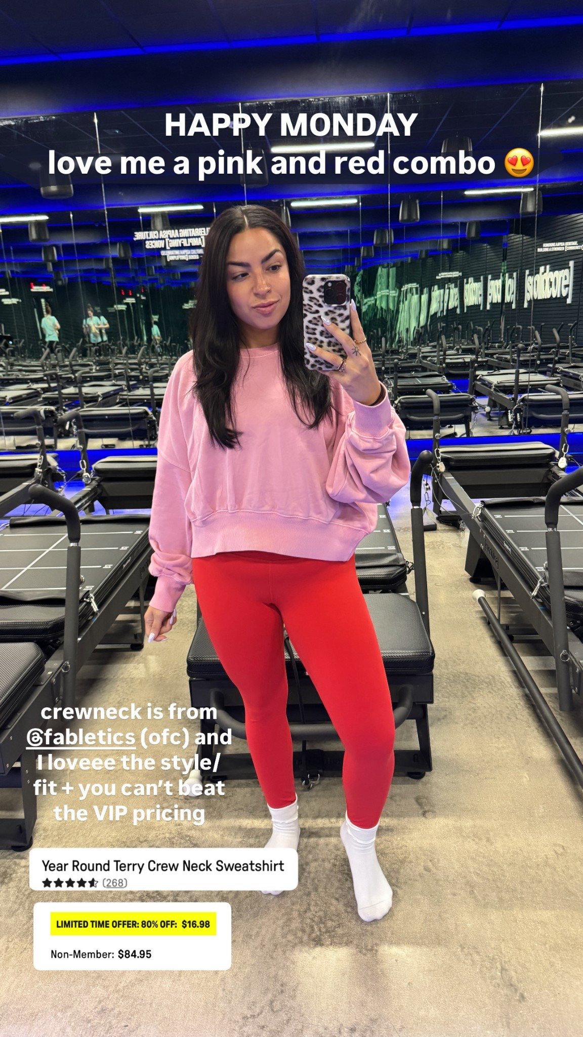 Love me a good pink and red combo! I’m obsessed with this crewneck from Fabletics. I actually have it in three different colors. The style/fit is so cute. Plus this color is perfect for spring/summer. 🩷 http://fabletics.com/KhloeKuriatnyk

#LTKActive #LTKMidsize