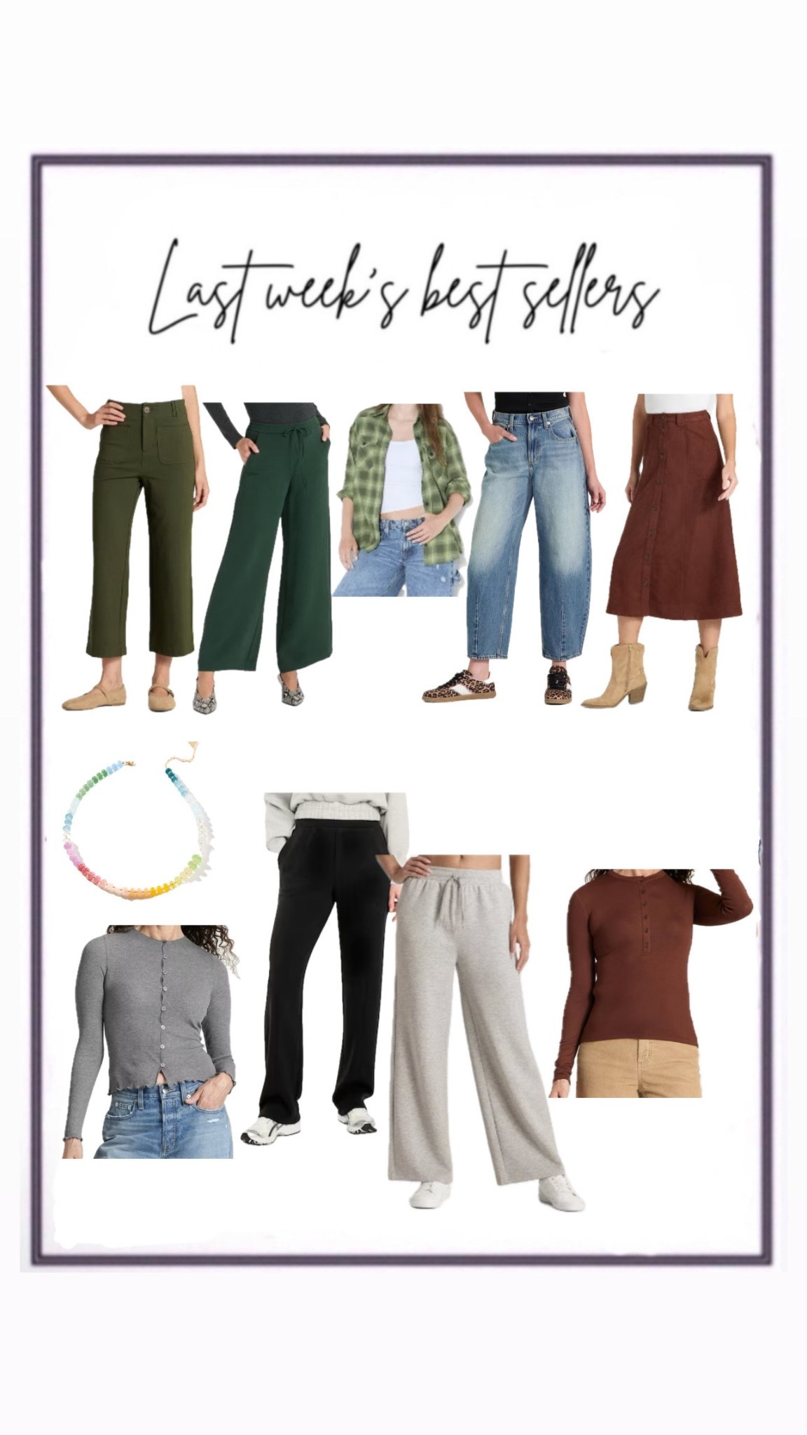 Best sellers week of 9/29


#LTKSaleAlert #LTKFallSale #LTKSeasonal