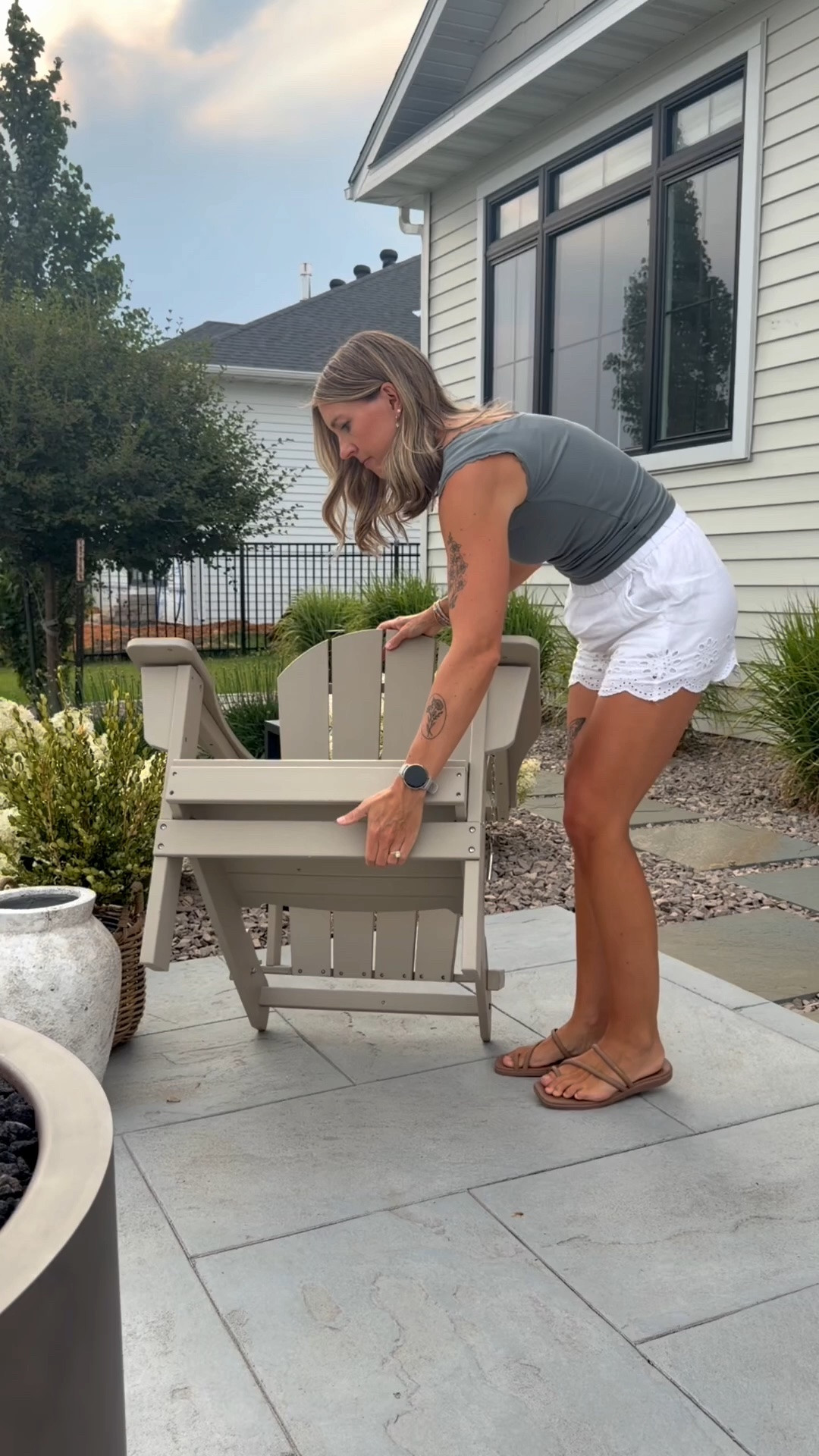 #ad Adirondack chairs that fold? Sign me up! I love the color of these adirondack chairs and that they fold for easy storage when not in use or in the off-season. @Wayfair #wishyouwerehere #outdoor #Wayfair #WayfairPartner

#LTKHome #LTKSaleAlert #LTKSeasonal