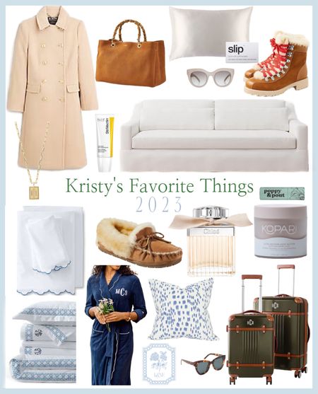 These are my favorite finds of 2023 🎊 This wool jacket, the Elisabetta bags, Slip silk pillowcases (so good for your hair & skin), these winter boots, our pottery barn York deep seat sofa—love it so much we are ordering another one to have a matching pair in our living room, strivectin neck roller, these sunglasses, these supima sheets and duvet sets, my favorite slippers first pair lasted so long!, these body cream, this lip saver, these pillows, this robe, this luggage set, my favorite fragrance Chloe

#LTKGiftGuide #LTKHoliday #LTKover40