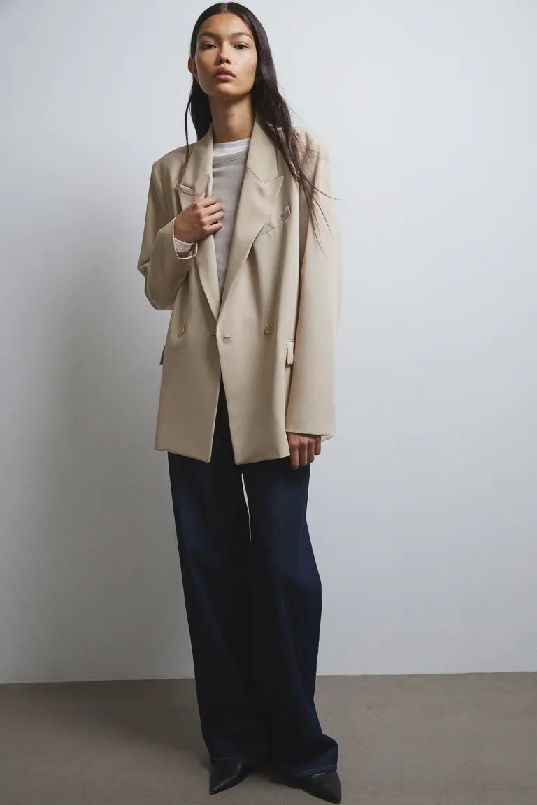 Double-breasted blazer | H&M (UK, MY, IN, SG, PH, TW, HK)