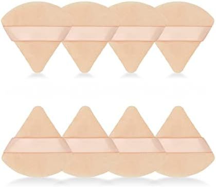 8Pcs of Triangular Powder Puff Makeup Sponges, Made of Super-soft Velvet, Designed for Contouring... | Amazon (US)