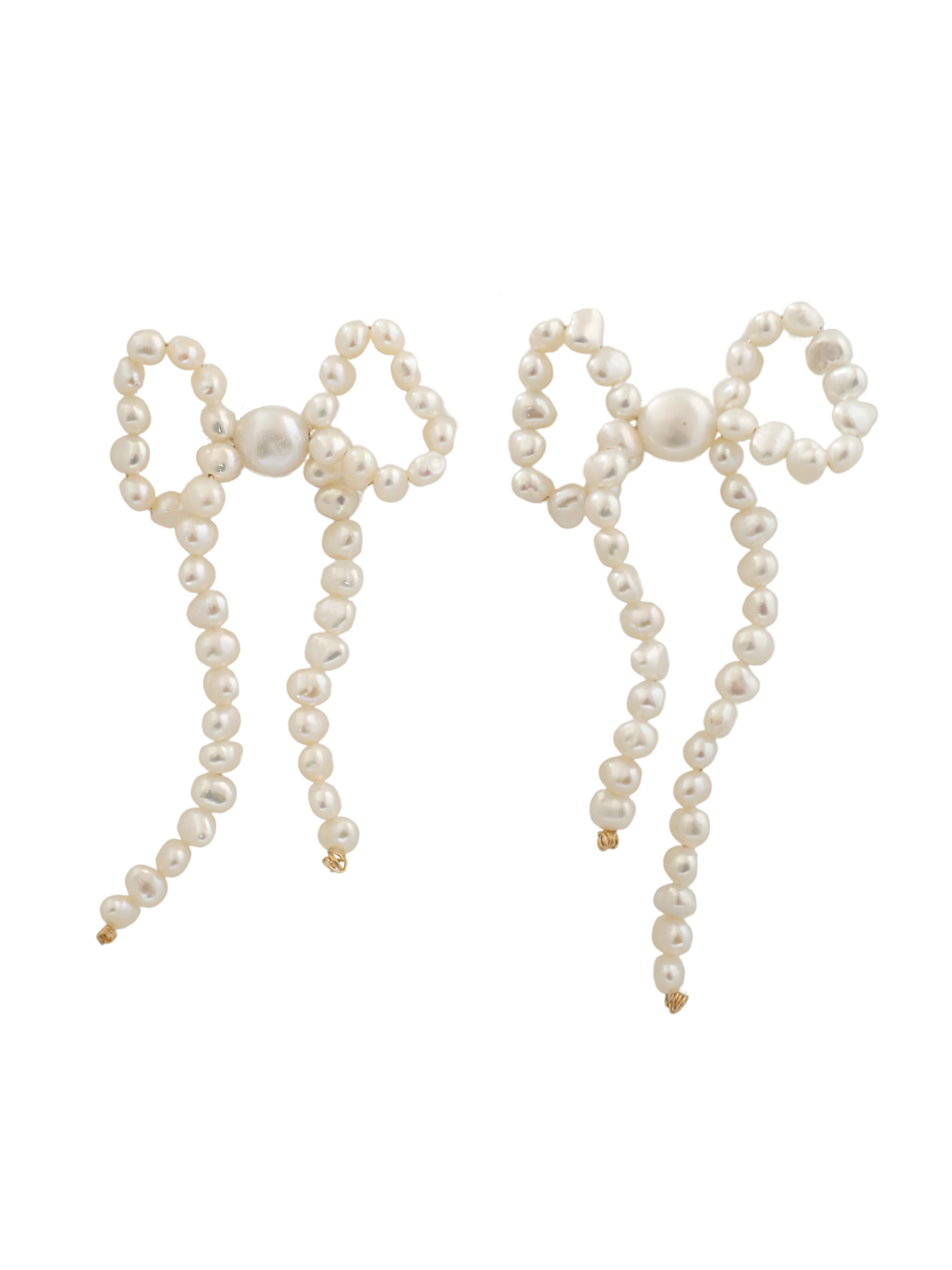 Pearly Bows Earrings | Anita Berisha Jewelry