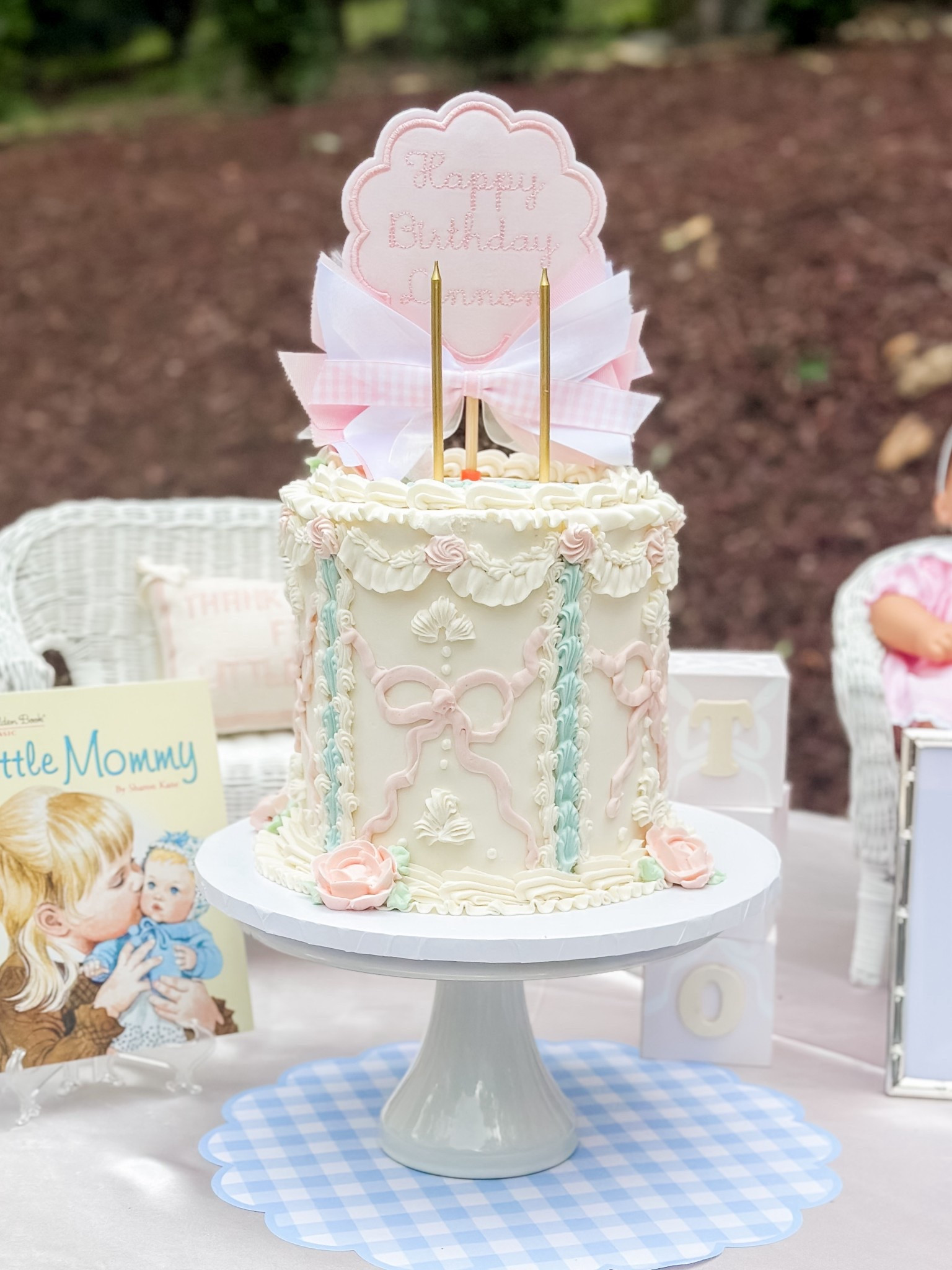 Baby doll birthday party cake and decor 

#LTKParties #LTKKids