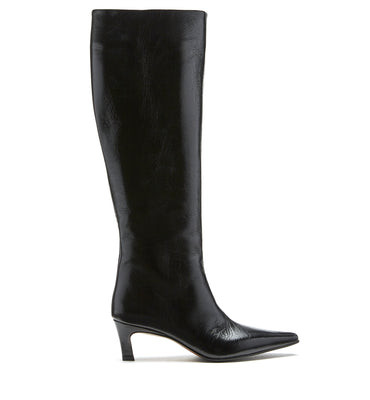 BASEL CRUSHED LEATHER PULL ON BOOT | La Canadienne