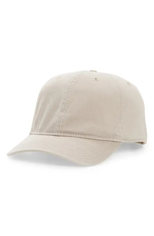 Madewell Men's Broken-In Baseball Cap in Weathered Concrete at Nordstrom | Nordstrom