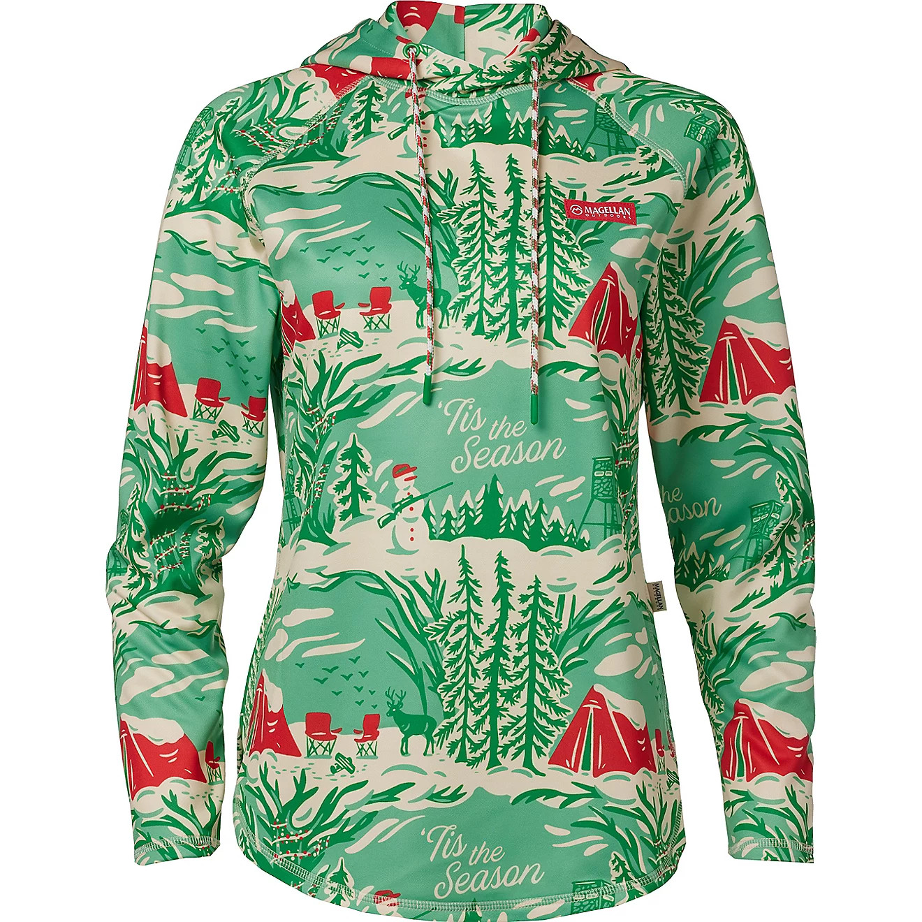 Magellan Outdoors Women's Holiday Fleece Hoodie | Academy | Academy Sports + Outdoors