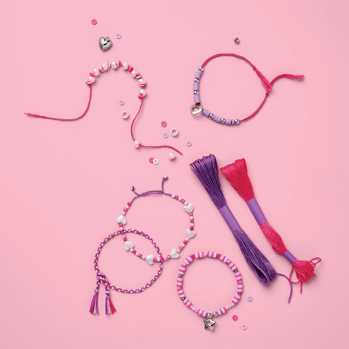 Valentine's Craft Beaded Bracelet Kit - Mondo Llama™ | Target