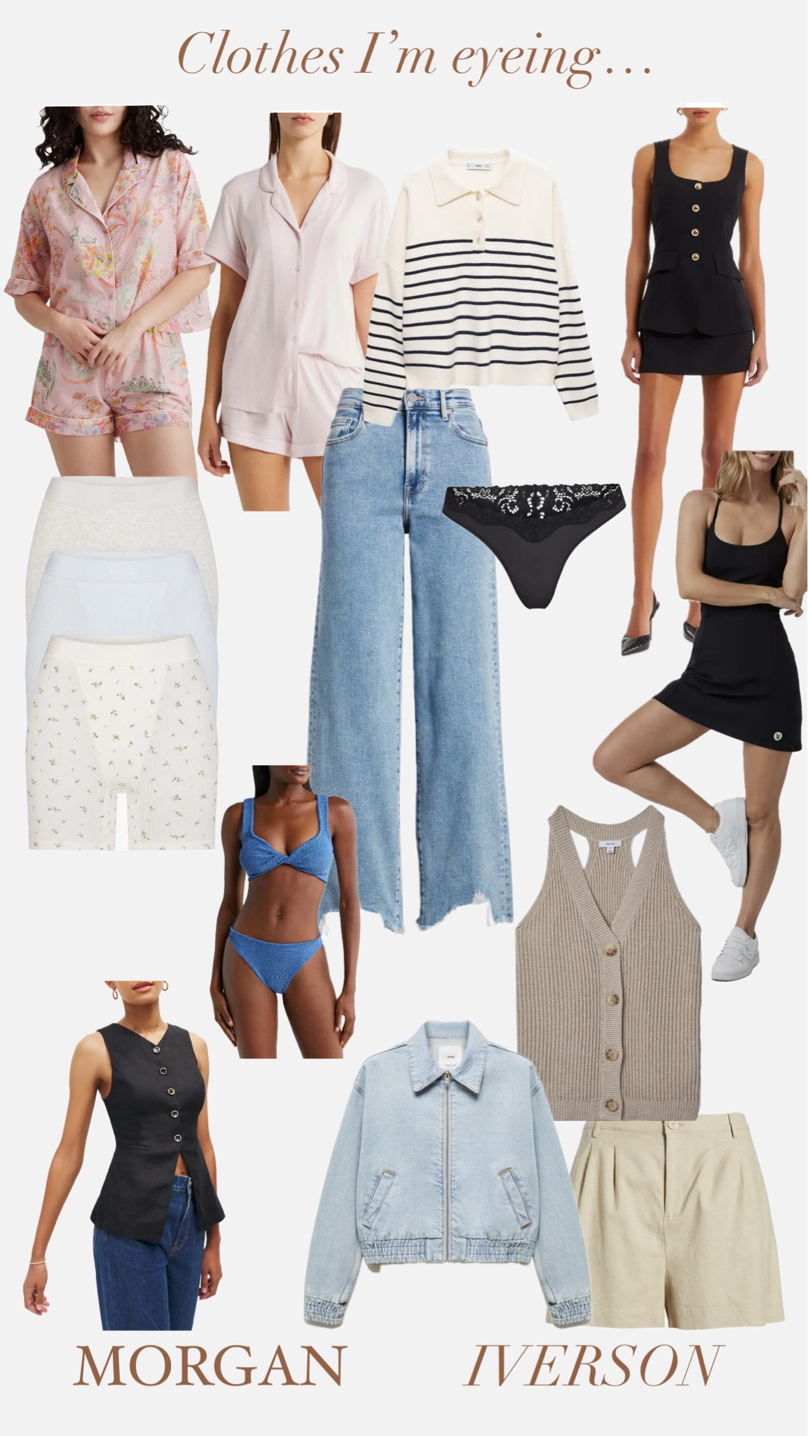 Clothes I’m currently eyeing for Spring/Summer! 🌸🌷🌼 #morganiverson #springwardrobe #summerwardrobe #springootd #wishlist

#LTKstyletip #LTKfindsunder100