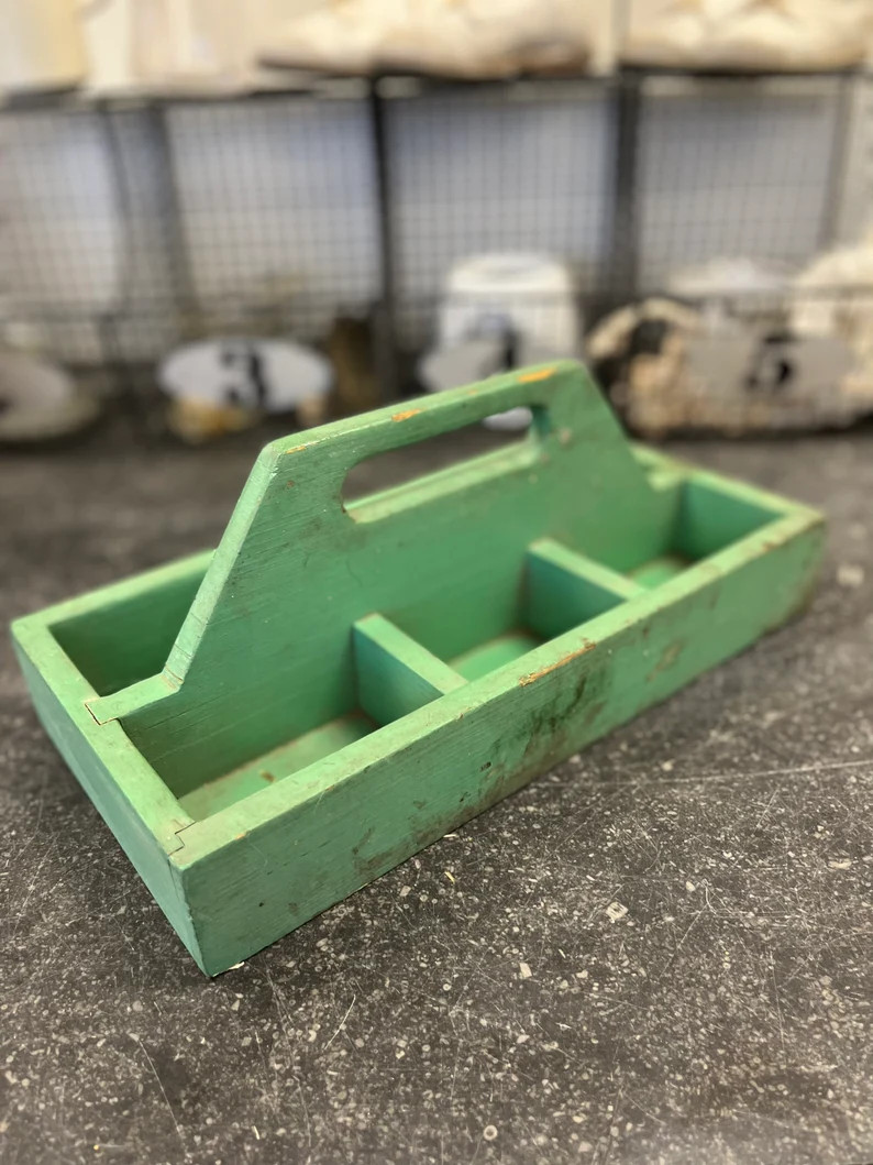 Vintage Wooden Tote/caddy - Etsy | Etsy (US)