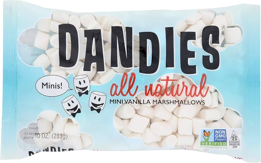 Dandies, Vegan Gluten Free Marshmallows Minis, 10 Ounce | Amazon (US)