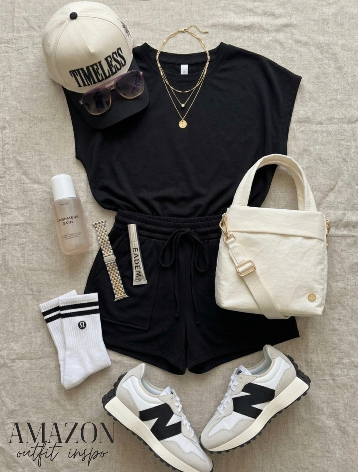🤍 Sporty chic outfit inspo from Amazon with elevated accessories✨

this matching set is over
40% off rn!!

#LTKootd #LTKdayinmylife
#LTKfitnessgoals
