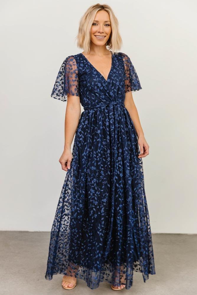 Marseille Embossed Maxi Dress | Baltic Born