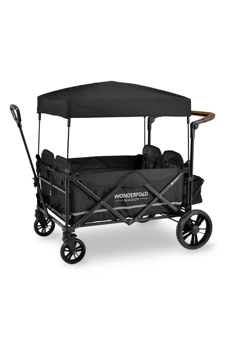 Wagon Push/Pull Quad Stroller Wagon - Black | Nordstrom Rack