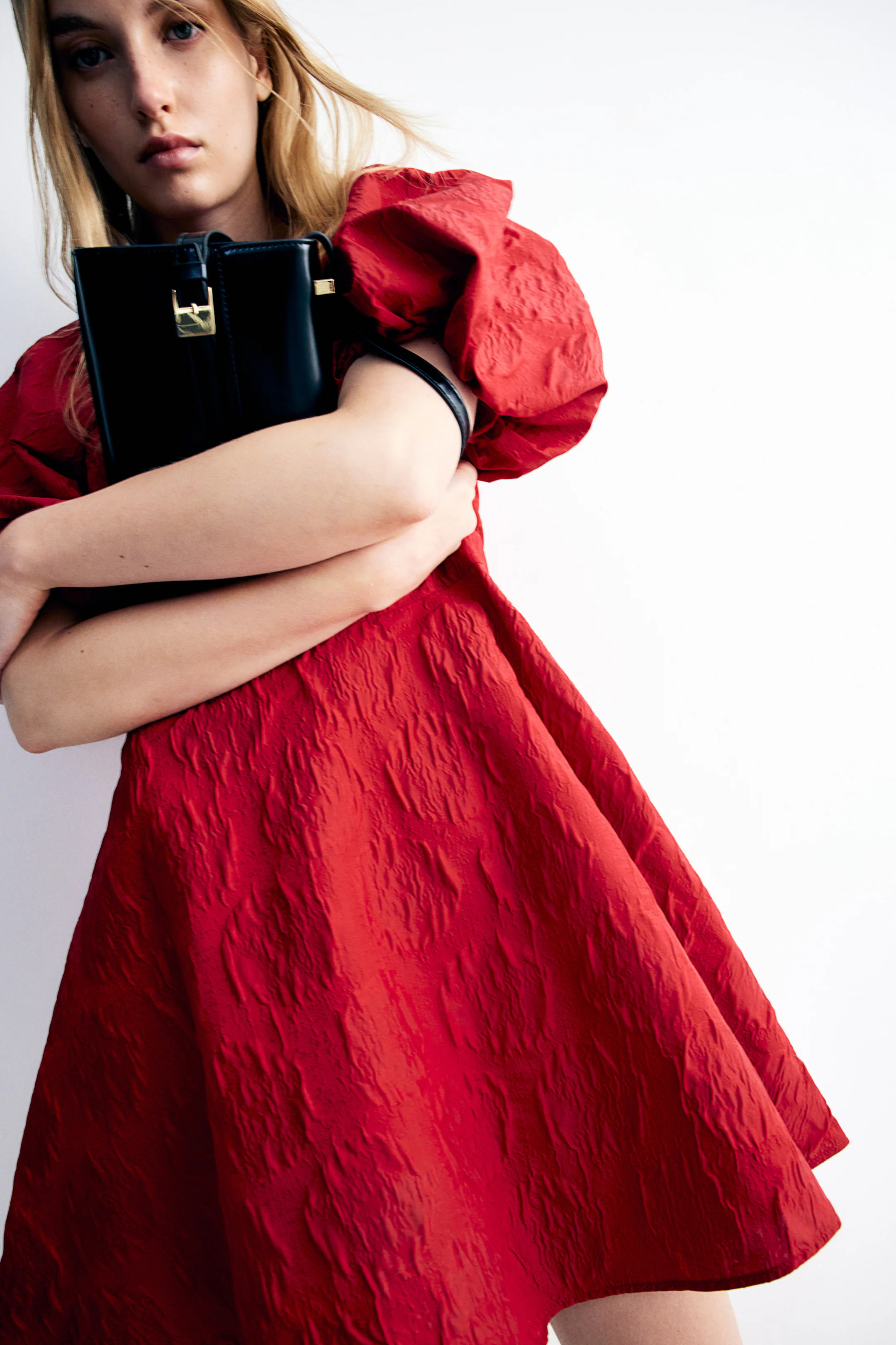 Jacquard-weave Tie-back Dress | H&M (US + CA)