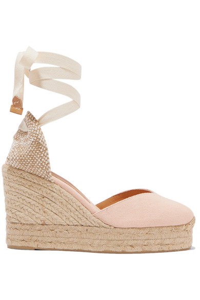 Castañer
				
			
			
			
			
			
				Espadrilles compensées en toile Chiara 100
				€115 | NET-A-PORTER (UK & EU)