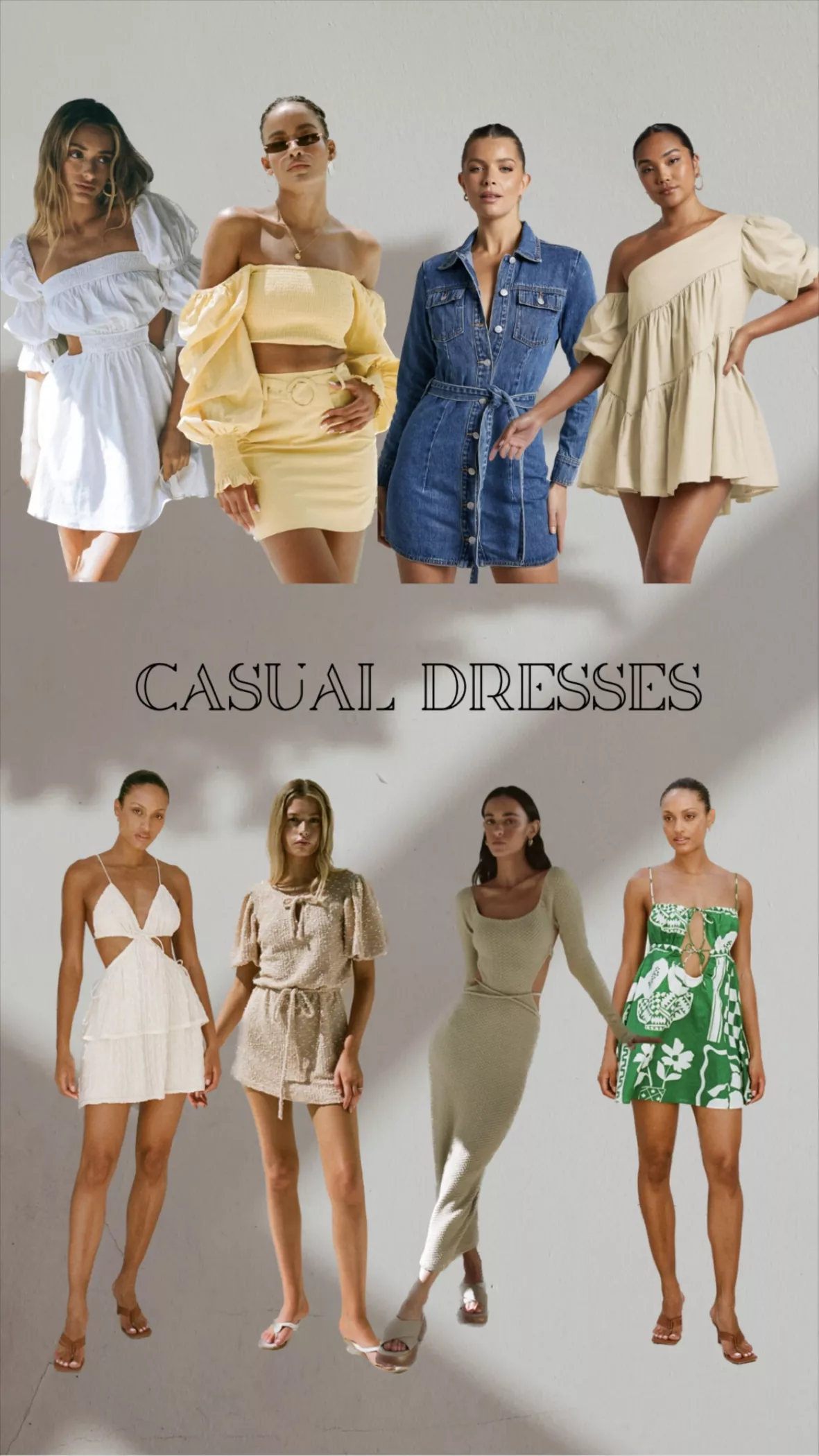 Enriquetta Mini Dress - Cotton Denim Long Sleeve Button Up Dress