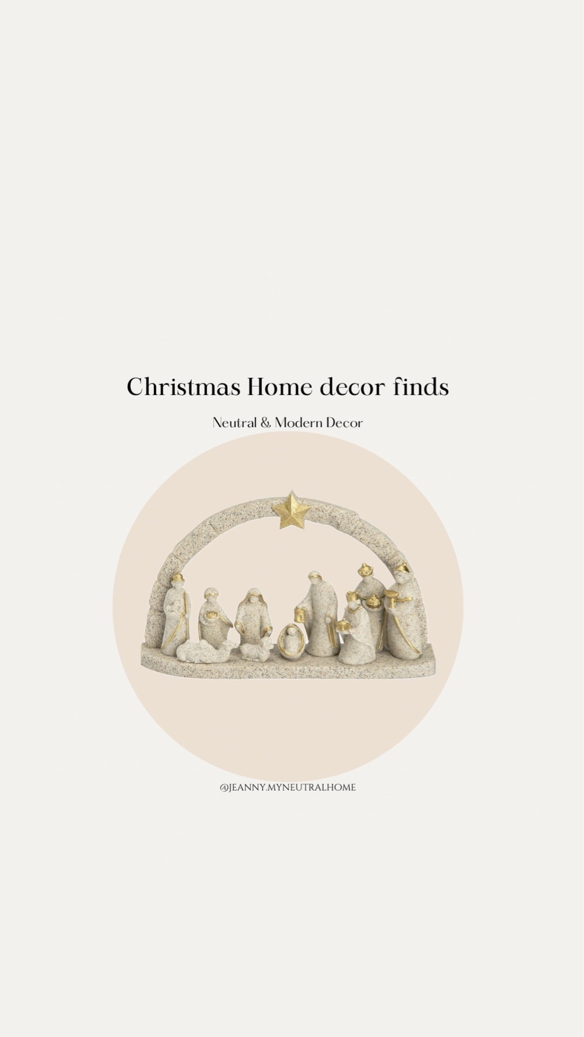 Visit the Store, ChuangJie
ChuangJie
Visit the Store
4.1
4.1 out of 5 stars
(23)
Christmas Nativity Scene Set, Resin Manger Figurines with Arch, Gold Accents, 11-Piece Holiday Decor Gift

#LTKHome #LTKSeasonal #LTKNYFW