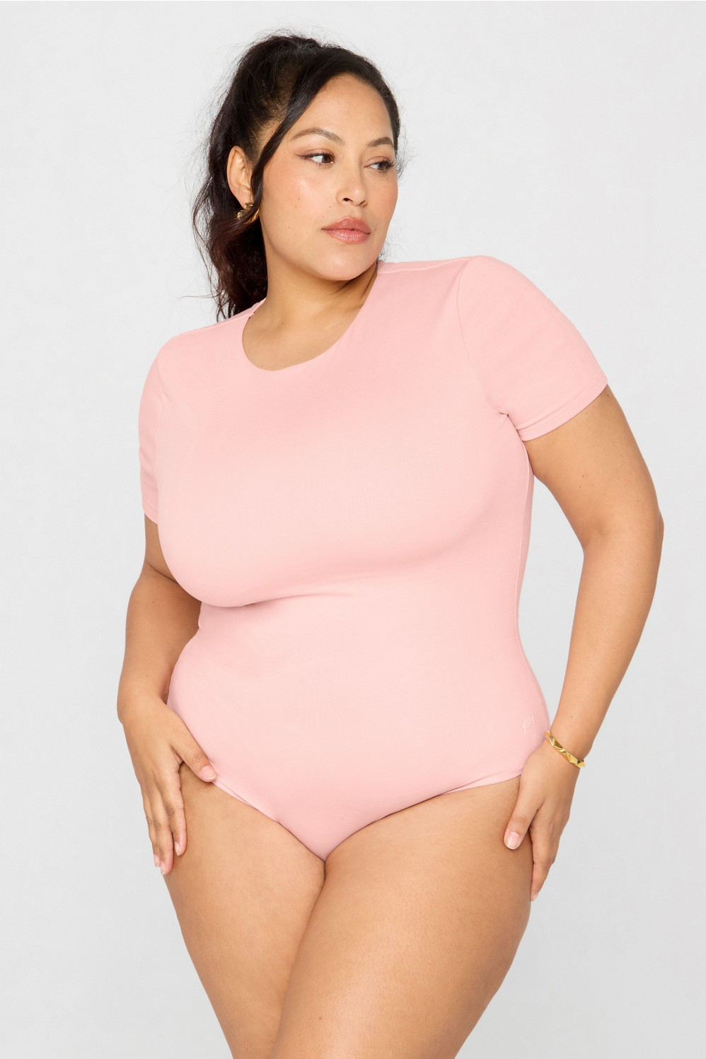 Snug Cotton Short Sleeve Brief Bodysuit | Fabletics
